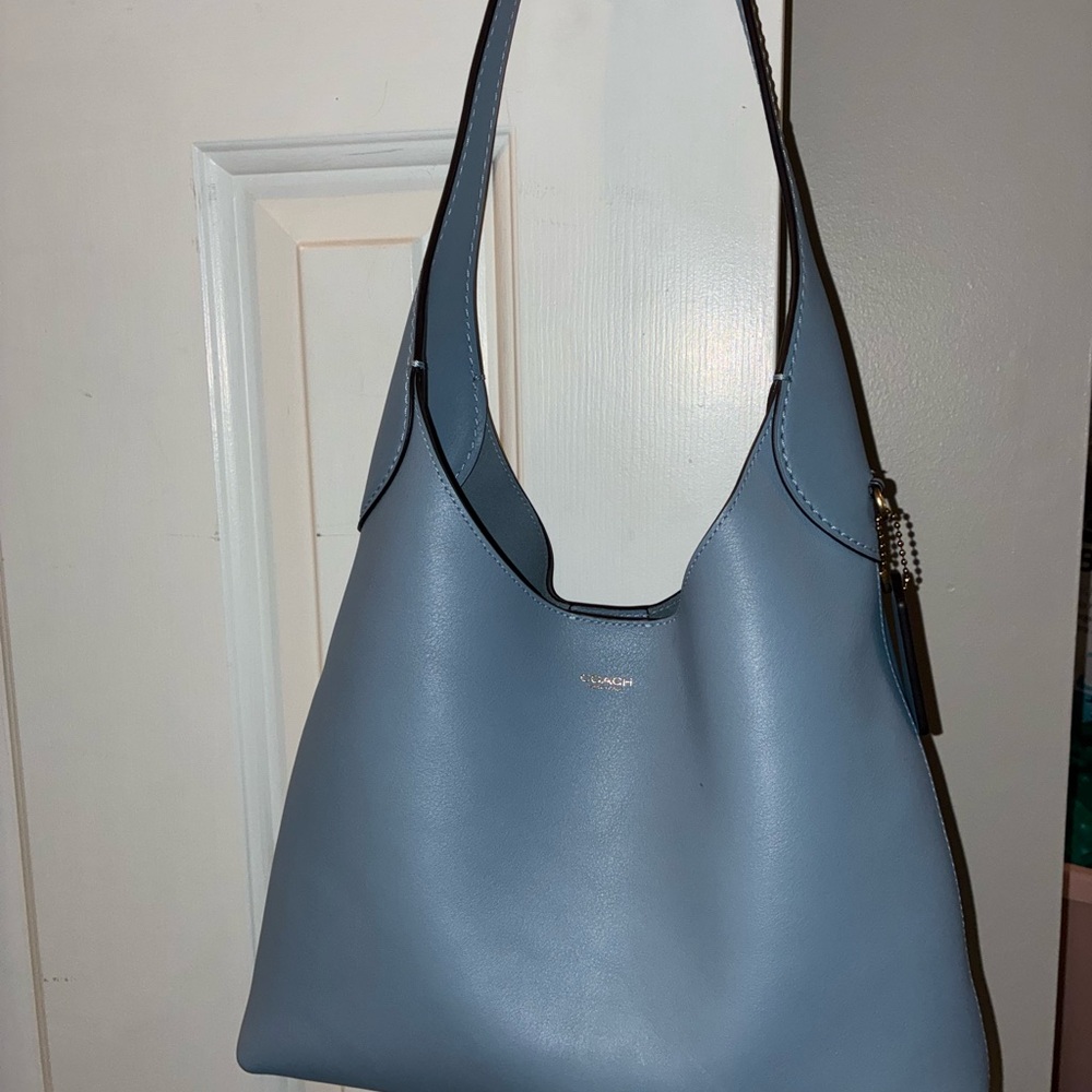 Coach Brooklyn 28 in Bluebell with Matching Wallet - Picture 2 of 11